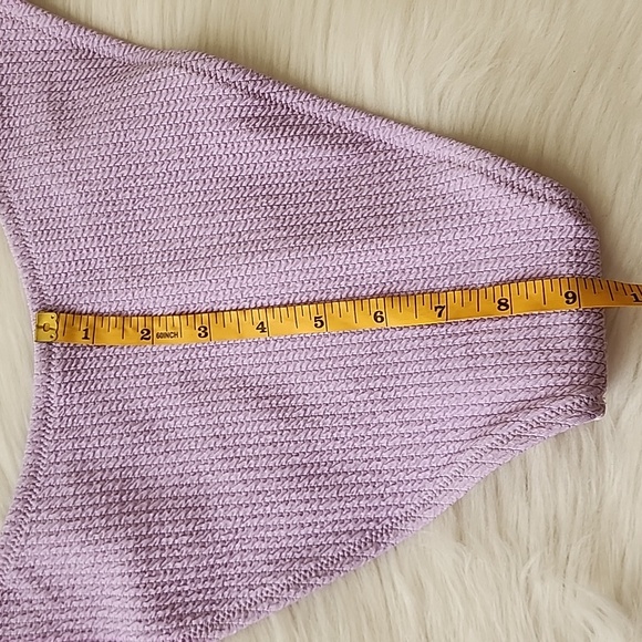 J. CREW Textured Curved-Waist Cheeky Bikini Bottom Women's Large NWT - Picture 11 of 11